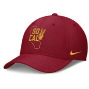 USC Trojans Nike Cardinal So Cal Victory Fingers Rise Structured Swooshflex Fitted Hat